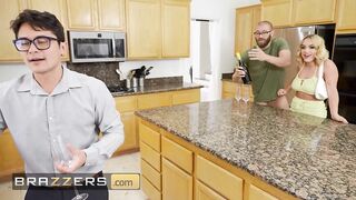BRAZZERS – Xander’s Brother Shows Up With His Stunning New Wife Mimi Monet WHo Is Always On The Look For A New Cock