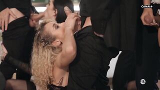 Shalina Devine And 6 Of Her Friends All In Black Lingerie And Stockings – Cherry Kiss