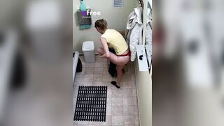 Enjoying some tan-time on the sunbed, stark-ass naked.